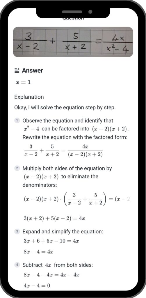 Gauth AI solving a calculus problem with step-by-step explanations